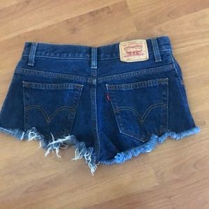 levis denim cutoffs